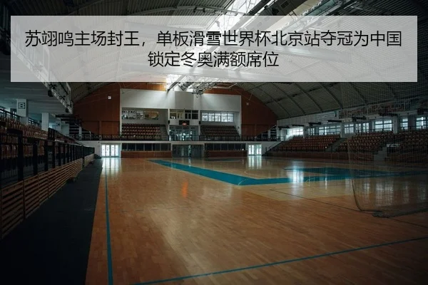 苏翊鸣主场封王，单板滑雪世界杯北京站夺冠为中国锁定冬奥满额席位